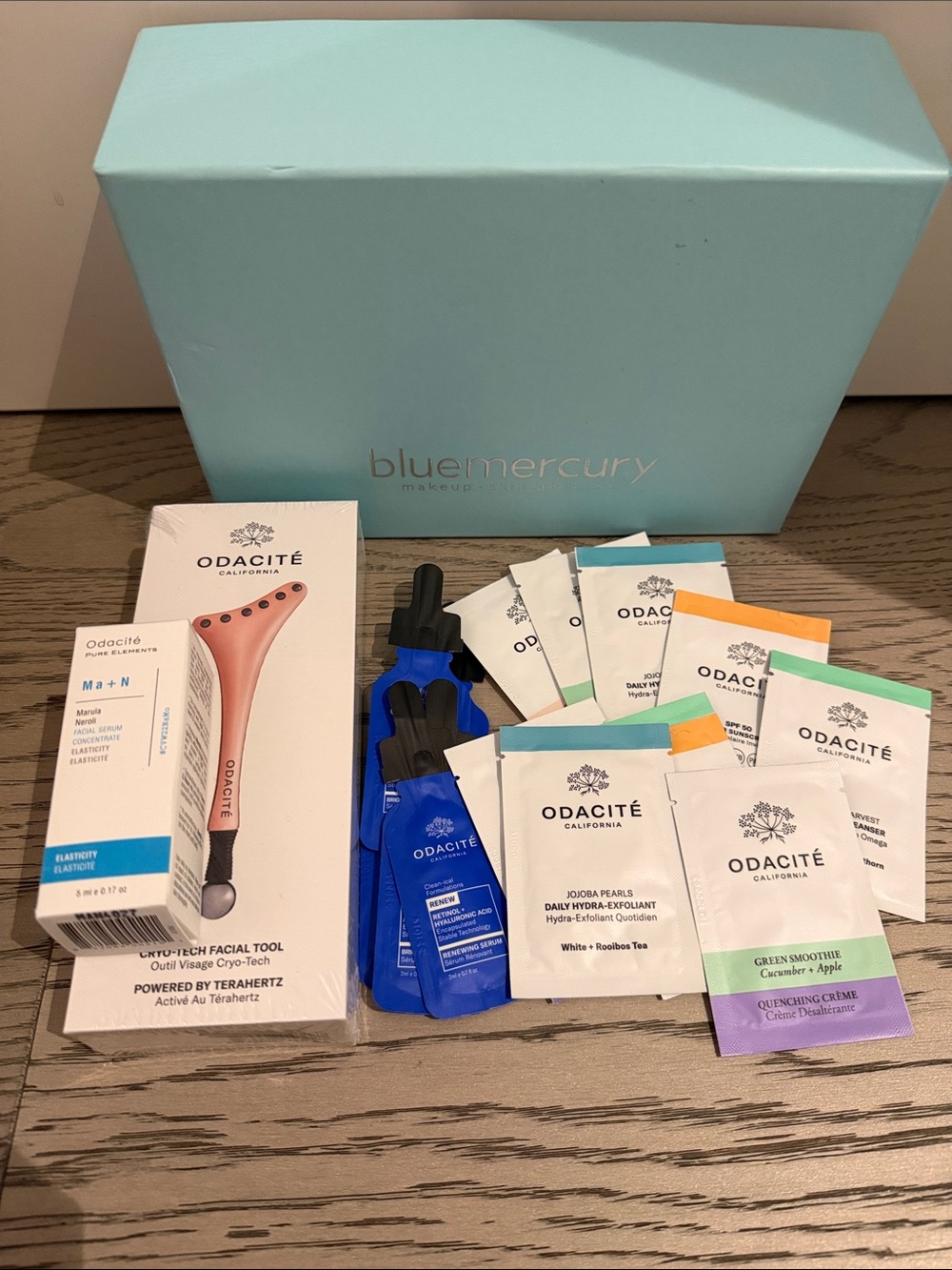 Brand New Odacite Marula Serum with Cryo-Tech Guasha Tool + Odacite SAMPLES